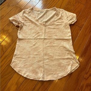 Abercrombie & Fitch pink and white tie dye soft A&F tee size small